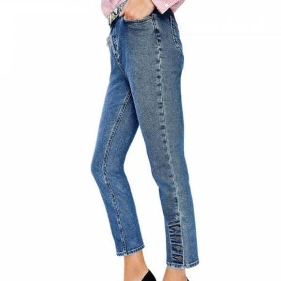Boden Denim - Boden the Chester Button High Rise Crop Jeans